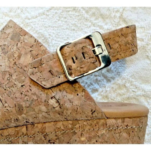 Corso Como Fairen Platform Wedge Natural Cork Sandal - 8.5M - Picture 5 of 11